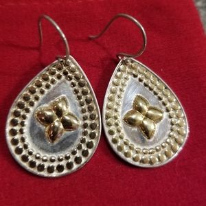 Anna Beck sterling teardrop earrings